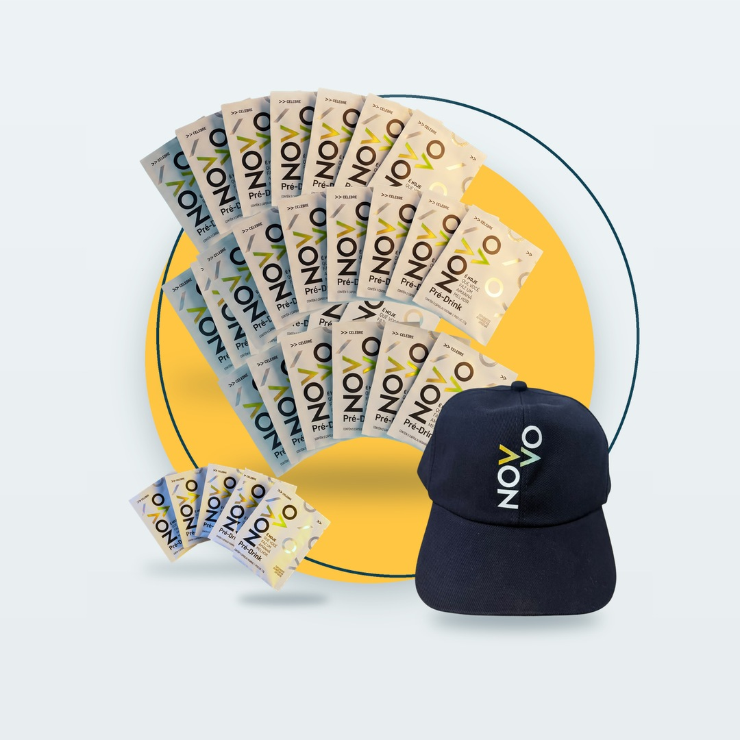 Packzão com Boné Azul